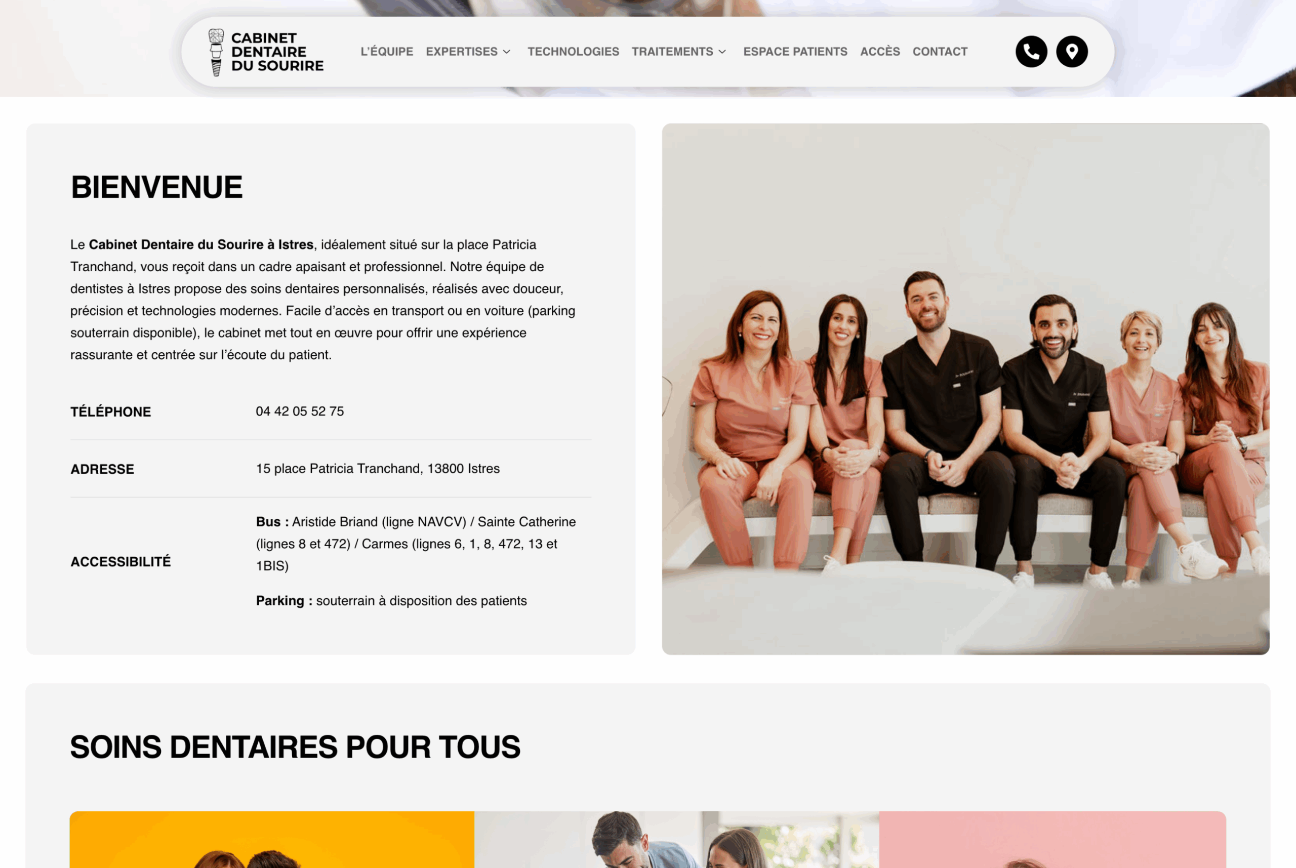 Cabinet Dentaire du Sourire – Dr Hafid Soubane et Dr Guillaume Bourgeat
