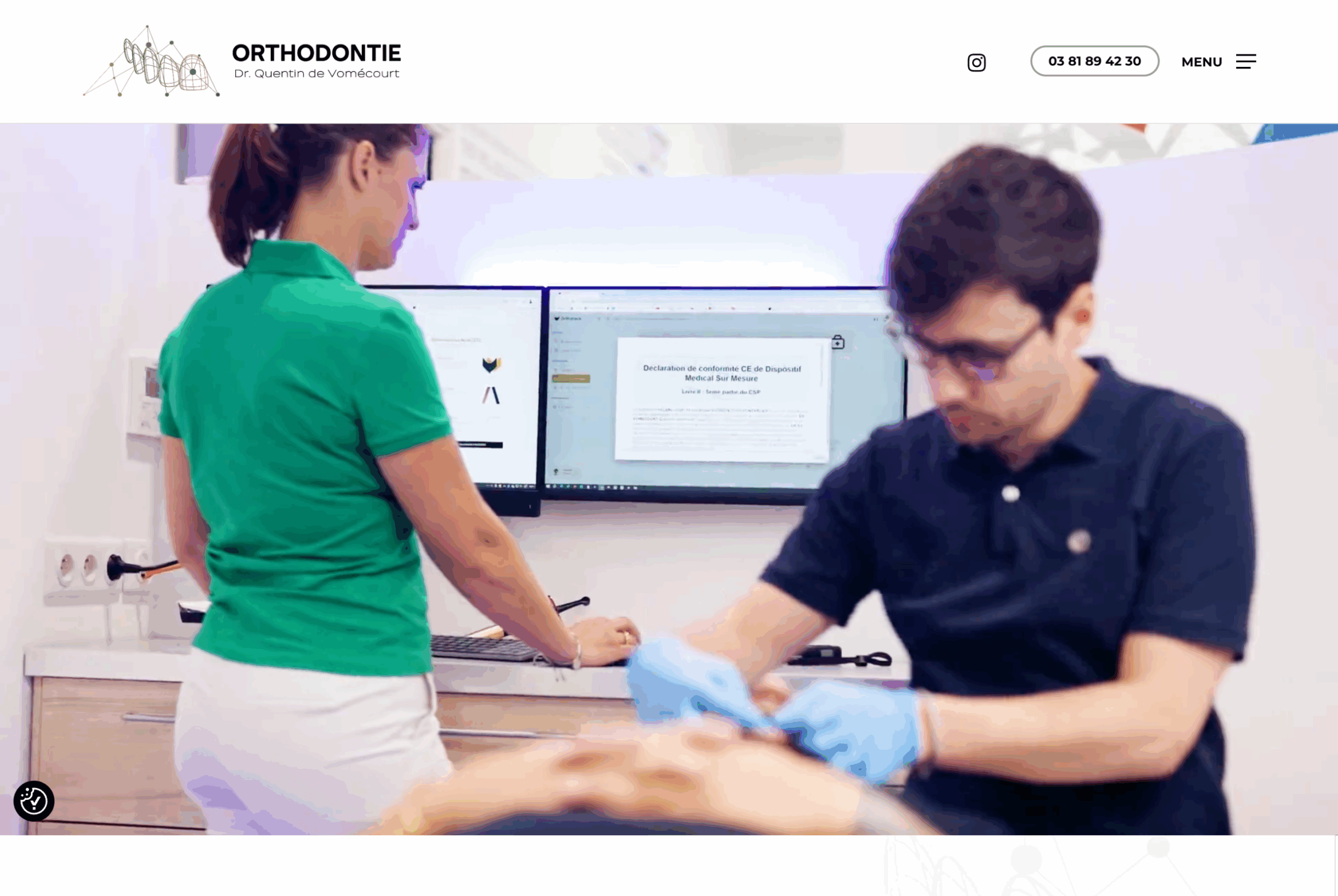 Cabinet Orthodontie – Dr Quentin de Vomécourt