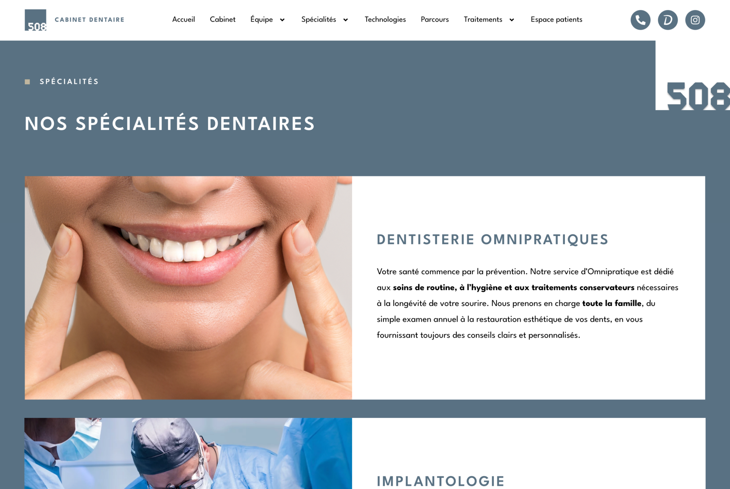 Cabinet Dentaire 508 – Dr Stéphane Caillaud