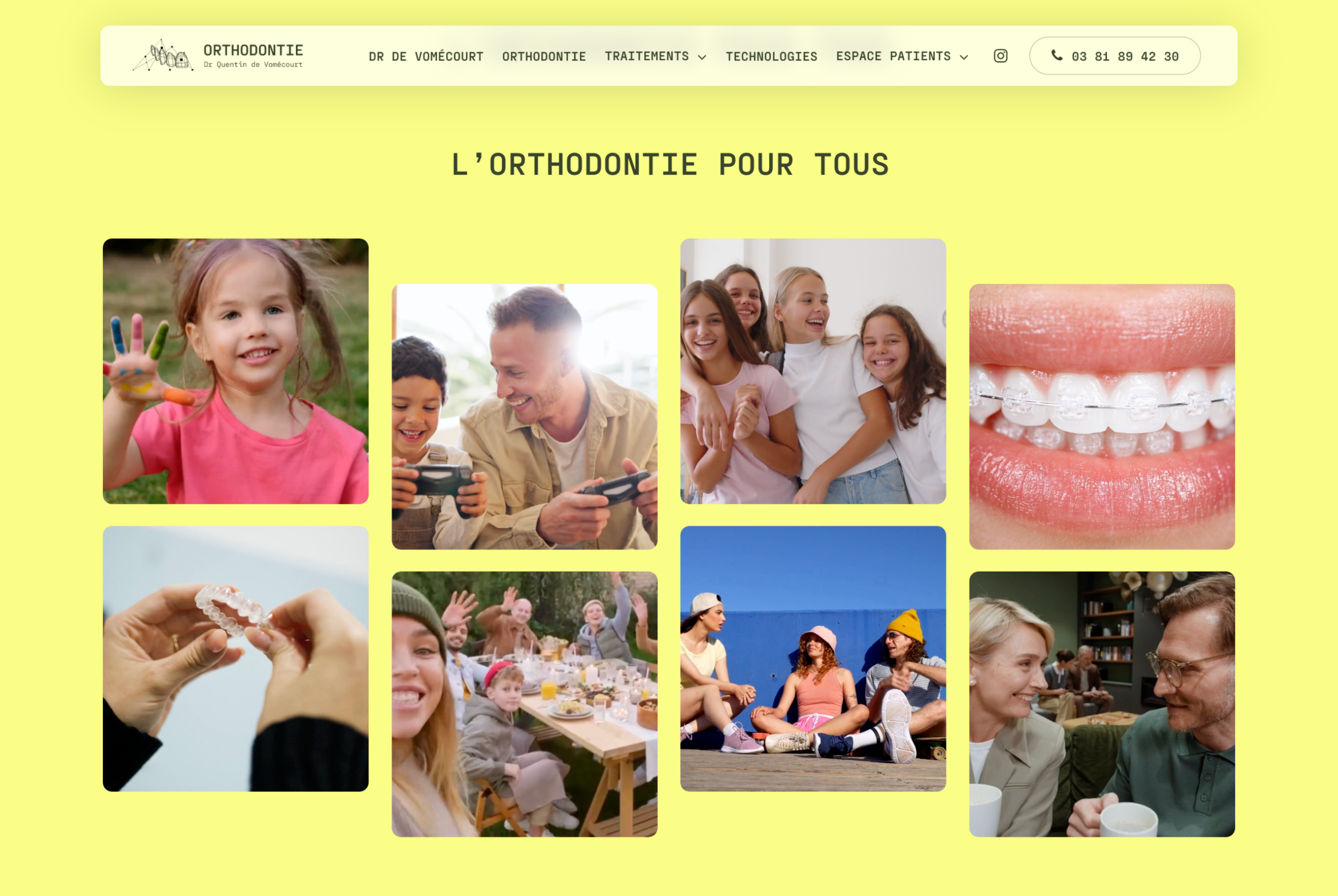 Cabinet d&rsquo;Orthodontie – Dr Quentin de Vomécourt